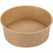 Gastro b&aelig;ger til suppe og salat 5,1cm kraft/PE &Oslash;14,5cm 550ml brun