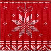 Middagsserviet Christmas star 3-lags 1/4 fold 40x40cm nyfiber rød