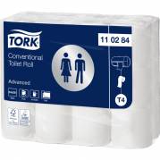 Tork T4 Advanced Toiletpapir 2-lags  blandingsfibre 110284 hvid