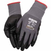 Odin Flex Halvdyppet nitrilhandske str 7 sort polyester, nitril