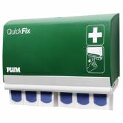 Quickfix plastdispenser grøn sporbare plastre 90 stk. blå 