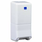 Dispenser neutral Midi plast til toiletpapir i ark hvid