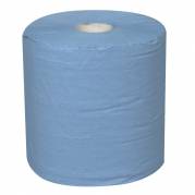 Neutral Håndklæderulle 2-lags Midi 100% nyfiber med spiralhylse blå