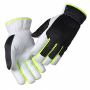 THOR Driver Gedeskindshandske Str.9 gedeskind/polyester foret hvid