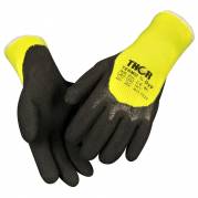 THOR Grip Termo latexhandske halvdyppet Str.10 sort