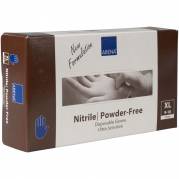 Nitril engangshandske Ultra sensitive pudderfri XL bl&aring;
