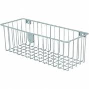 Tr&aring;dkurv, Tina Trolleys Exclusive, gr&aring;, pulverlakeret st&aring;l, medium, med 2 beslag