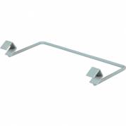 Moppest&oslash;tte, Tina Trolleys, 27x8x10cm, gr&aring;, pulverlakeret st&aring;l, til bundramme