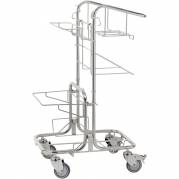 Vileda Rengøringsvogn CE renrum grå, Autoklaverbar