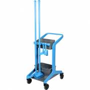Vikan HyGo rengøringsvogn 780mm usamlet startpakke med tilbehør blå