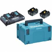 Makita LXT Batteripakke 18V 2x 6,0Ah dobbelt lynlader