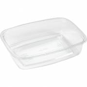 Gastro salatskål 10x14x3,5cm 350ml RPET klar