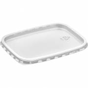 Snap-on l&aring;g 14,4x10,8cm APET h&oslash;jt til standard bakke klar