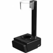 Hagleitner "badepige" dispenser 7,8x9,5x18,6cm sort plast til showergel