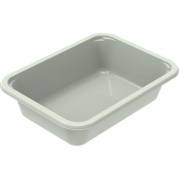 Plastbakke 765ml evolve CPET 1-rums standard serie biret hvid