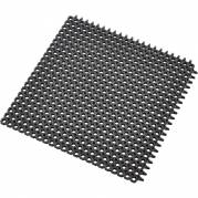 Modulmåtte 50x50x1,2cm gummi sort