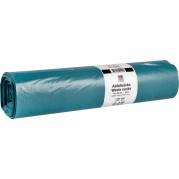 Affaldssæk 120 liter LDPE/genanvendt 70x110cm blå