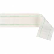 Engangsmoppe 60x12cm mikrofiber til velcro hvid