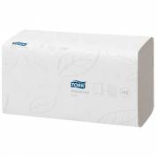 Tork H2 Advanced håndklædeark 2-lags W-fold 32x21,2cm 8cm 120454 hvid blandingsfibre