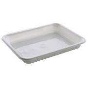 Bakke 1 rums hovedret standard, 22,7x17,8x3cm, 890 ml, hvid, CPET