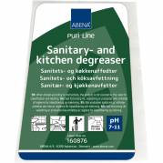 Puri-Line etiket til Sanitetsrengøring alkalisk/affedtende selvklæbende