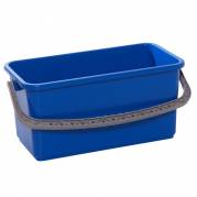 Moppeboks, Tina Trolleys, 270mm, 22 l, bl&aring;, plast, med hank