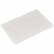 Skurefiber 22,5x15x0,8cm polyester fin skureeffekt ridsefri hvid