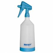 Sprayflaske, Kwazar, blå og hvid, med dobbelt action spray, 1L, 9 cm