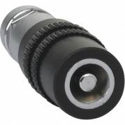 Nito strålerør metal/plast kort indstilleligt 1/2" sort