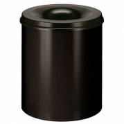 Affaldsspand selvslukkende 80 liter sort