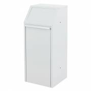 Affaldsspand brandsikker med front&aring;bning 70 liter gr&aring;