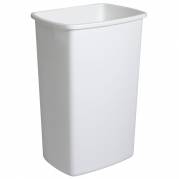 Affaldsspand i plast 40x30x58,5cm 50 liter hvid