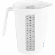 Vikan m&aring;lekande 2 liter PP med &aring;ben hank hvid