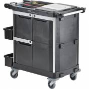 Nordic Recycle Trolley 2.0 Reng&oslash;ringsvogn M, sort, aluminium