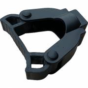 Redskabsholder, Nordic Recycle Trolley 2.0, sort, genanvendt HDPE, til skaft p&aring; 20-30 mm
