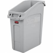 Rubbermaid Slim Jim Affaldsspand 49l affalds&aring;bning der passer til under et bord gr&aring;