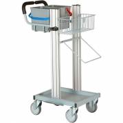 Tina Trolleys reng&oslash;ringsvogn s&oslash;lv aluminium/st&aring;l - Exclusive model