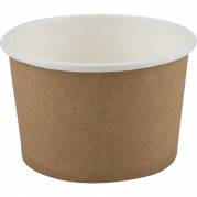 Gastro bæger 4,5cm Ø7,3cm 120ml pap/PE 4 oz brun