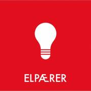 Piktogram 6x6cm folie selvkl&aelig;bende r&oslash;d, TIL ELP&AElig;RER