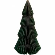Dekorationstræ 30cm pap med glimmer grøn