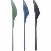 Essentialz kniv 18,6cm PP til flergangsbrug flerfarvet, 12 stk pr pose