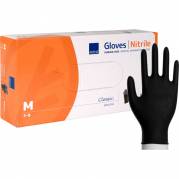 Undersøgelseshandske Classic Protect M nitril pudderfri sort