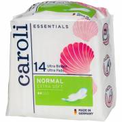 Caroli hygiejnebind Ultra Pads Normal med vinger enkeltpakket