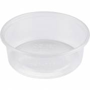 Portions plastbæger 3,1cm Ø10,1cm 125 ml PP plast klar