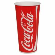 Coca-Cola papbæger 17,8cm Ø10,5cm 100cl pap/PE rød
