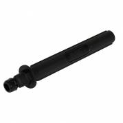 Nito strålerør 18cm plast lille dyse 1/2" sort