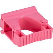 Vikan vægophæng enkelt gummibåndsmodul til redskaber 82mm pink