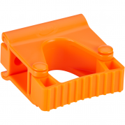 Vikan vægophæng enkelt gummibåndsmodul til redskaber 82mm orange
