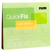Plum QuickFix hæfteplaster 45stk refill brun 