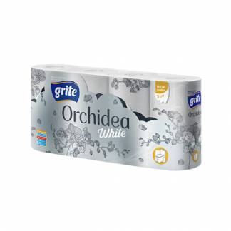 Grite Orchidea White toiletpapir 3-lags Miljøvenligt hvid